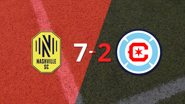 Sam Surridge se luce con un póker de goles  y Nashville SC vence 7-2 a Chicago Fire