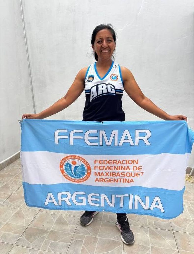 Verónica Varela fue elegida como capitana de la Selección Argentina de Maxibásquet