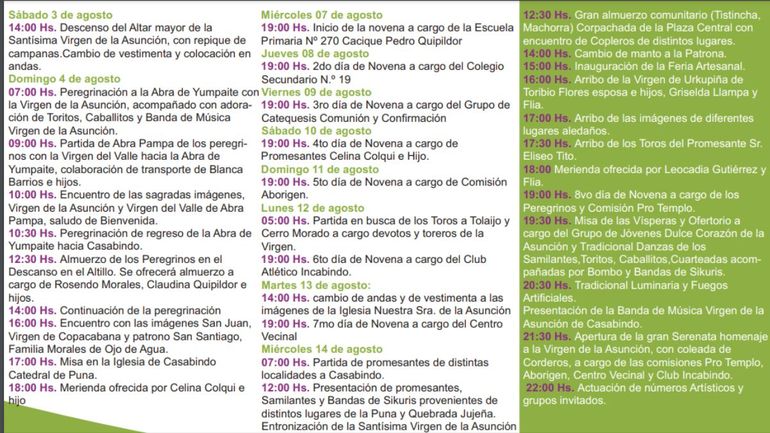 Comienza la Novena por el Toreo de la Vincha en Casabindo, ¿Cuándo es? Comienza la Novena por el Toreo de la Vincha en Casabindo, ¿Cuándo es?