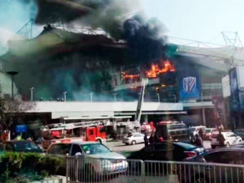 Incendio en China