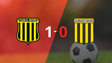 Con gol de Marcos Machado, Mitre (SE) le ganó a Almirante Brown por 1 a 0