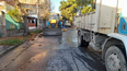 Agua Potable trabaja por una rotura de caño en barrio Cuyaya &nbsp;