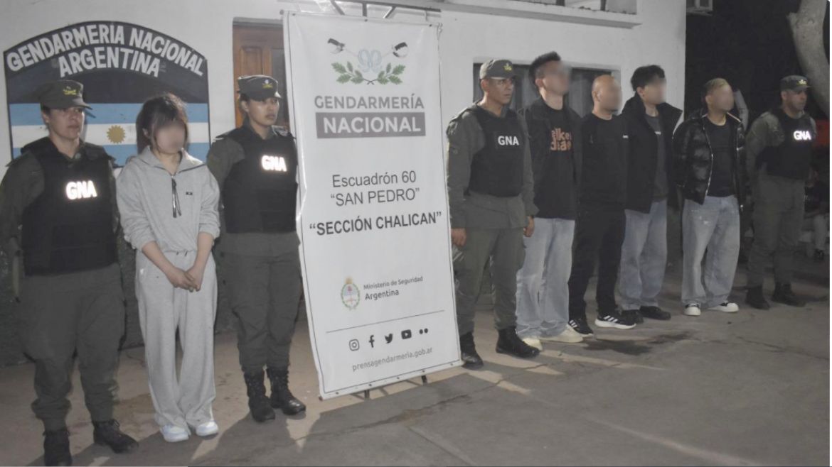Procedimiento de Gendarmería.