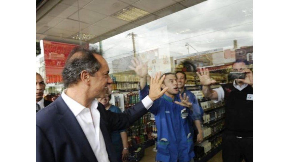 Recorrida de Scioli