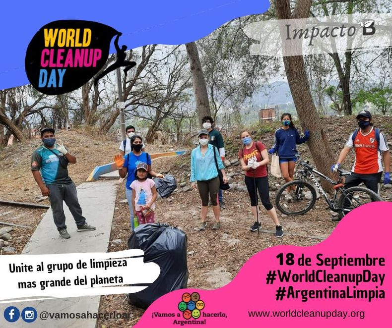 El domingo 18 en Jujuy, se realizará una actividad por el Día mundial de la limpieza para concientizar a la población sobre el cuidado del medio ambiente.