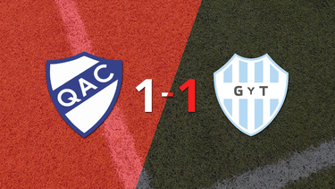 Con un gol agónico, Nicolás Contín sentenció el empate entre Gimnasia y Tiro y Quilmes