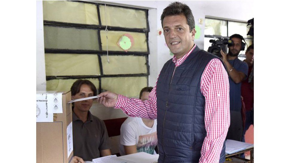Sergio Massa emitió su voto