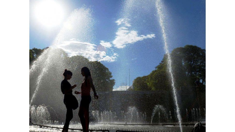 Mucho calor en enero