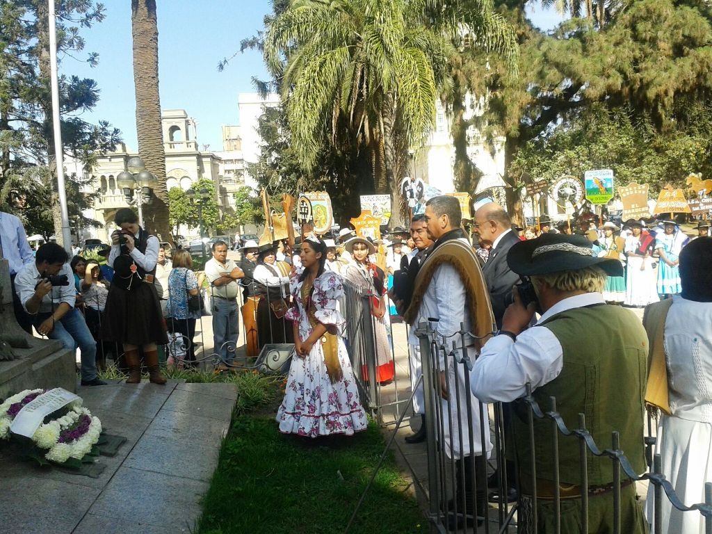 Acto en plaza Belgrano