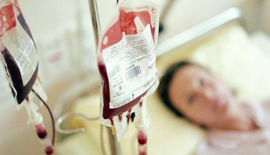 Donación de sangre.
