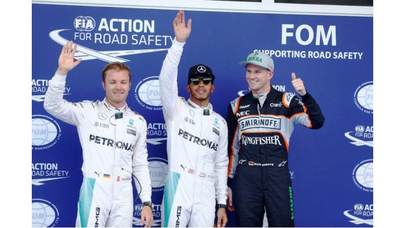 Hamilton dominó las pistas