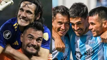 Amistoso entre Boca y Gimnasia y Tiro en Salta.