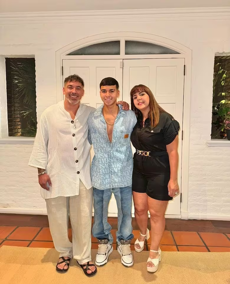 La familia del Pocho Lavezzi