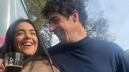 Se confirmó el romance entre Esteban Lamothe y Ángela Leiva.