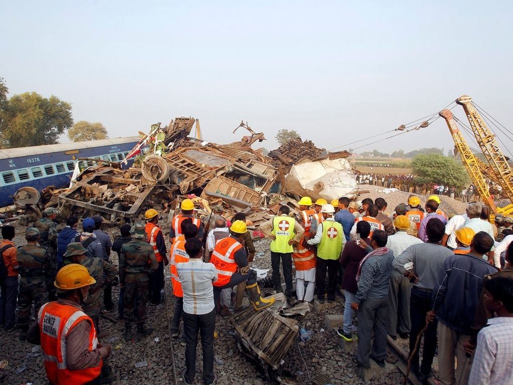 Descarriló un tren en India