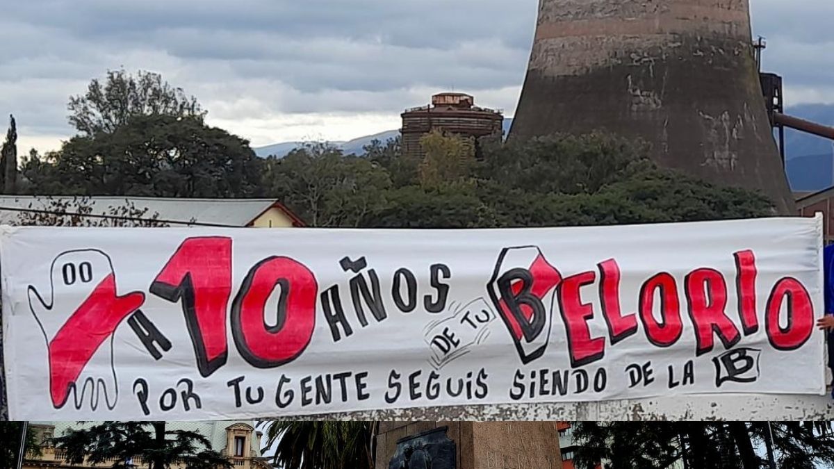 Afiches en Jujuy recordaron el descenso de River a la B