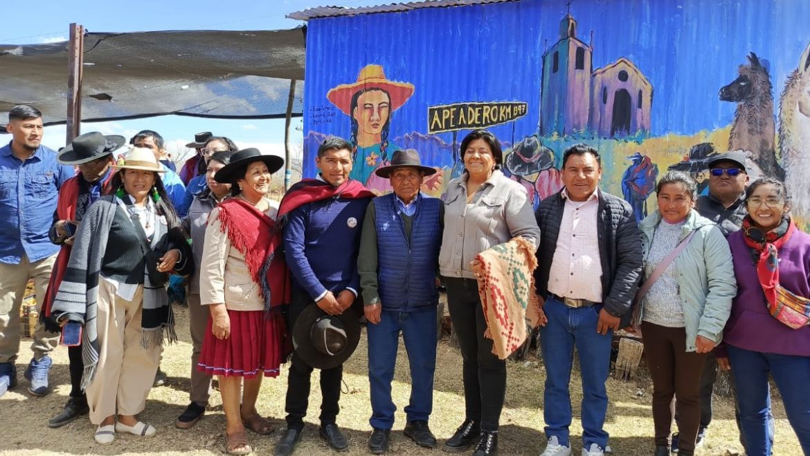 Natalia Sarapura recorrió comunidades de Quebrada y Puna