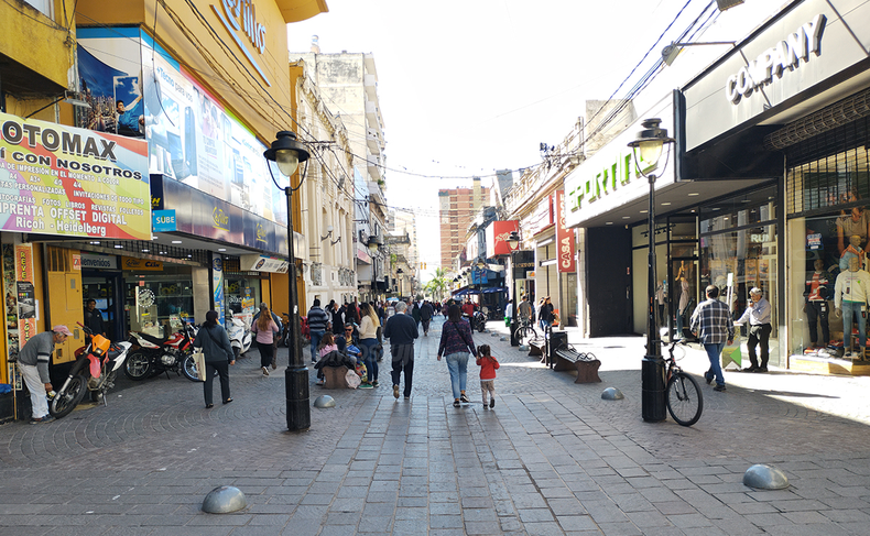 Peatonal de San Salvador de Jujuy.