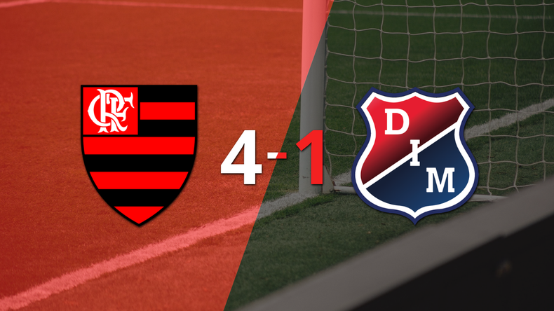 Flamengo sentenció con goleada 4-1 a Independiente Medellín
