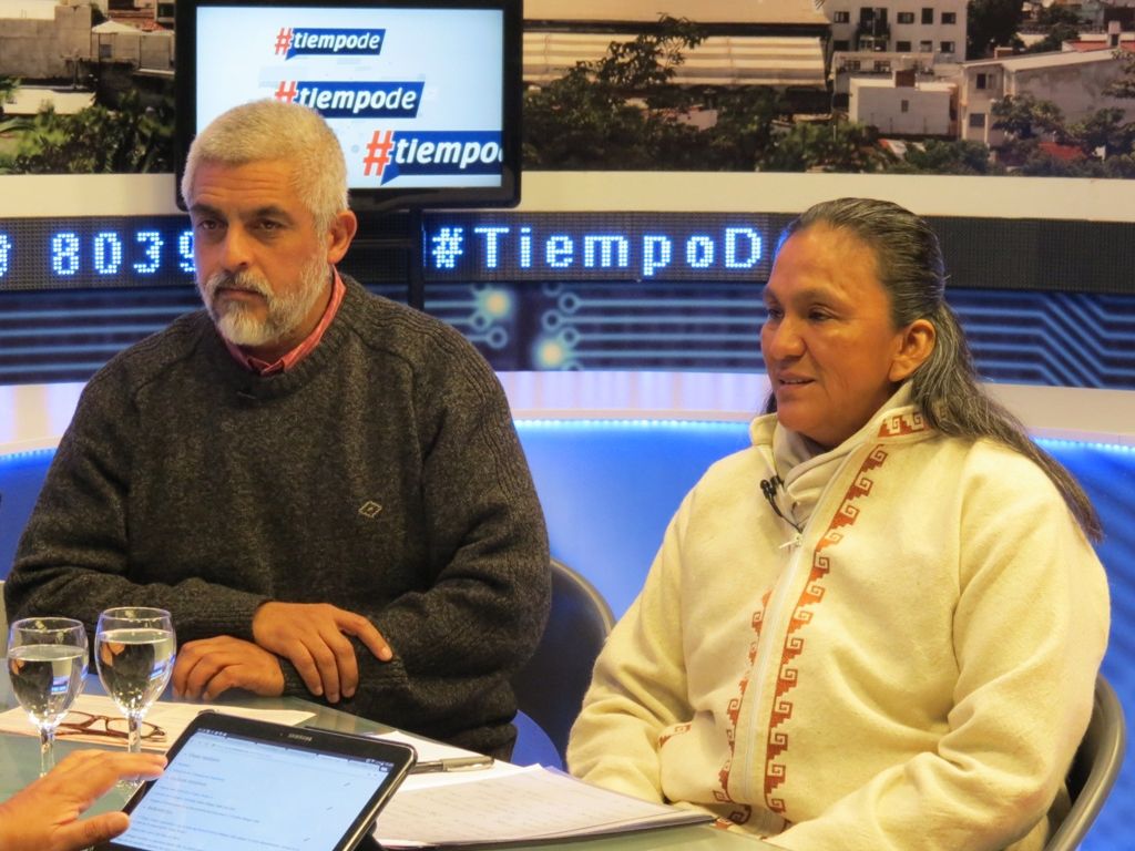 Milagro Sala y Juan Manuel Esquivel