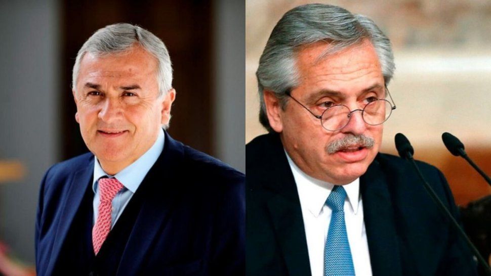 alberto fernandez y gerardo morales publicaron mensajes en sus cuentas de twitter