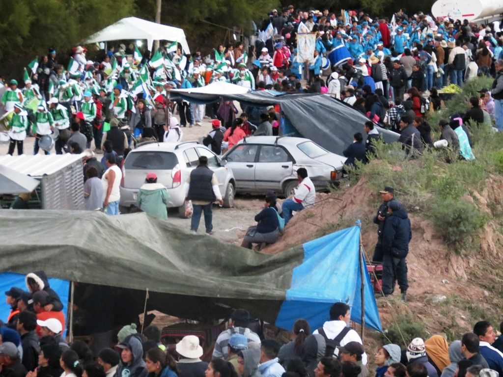 Bandas de sikuris también acompañaron
