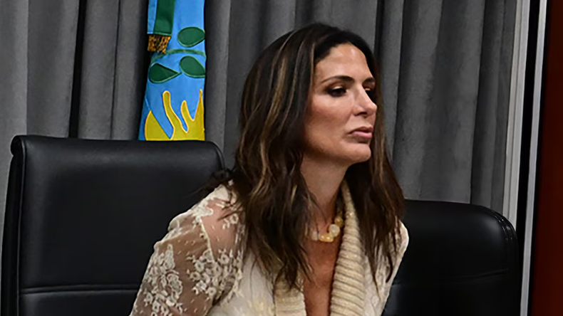 Julieta Mackintach, una de las tres juezas que integran el Tribunal Oral Criminal Nº3 de San Isidro en el caso de la muerte de Maradona Julieta Mackintach, una de las tres juezas que integran el Tribunal Oral Criminal Nº3 de San Isidro en el caso de la muerte de Maradona