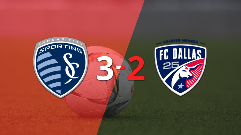 Doblete de William Agada en el triunfo 3-2 de Sporting Kansas City frente a FC Dallas