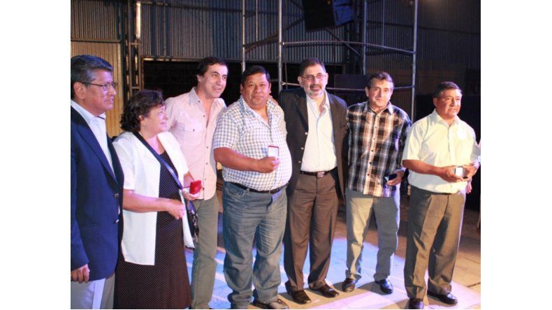 Entrega de medallas