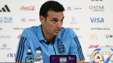 Lionel Scaloni antes del partido con Croacia por el Mundial Qatar 2022