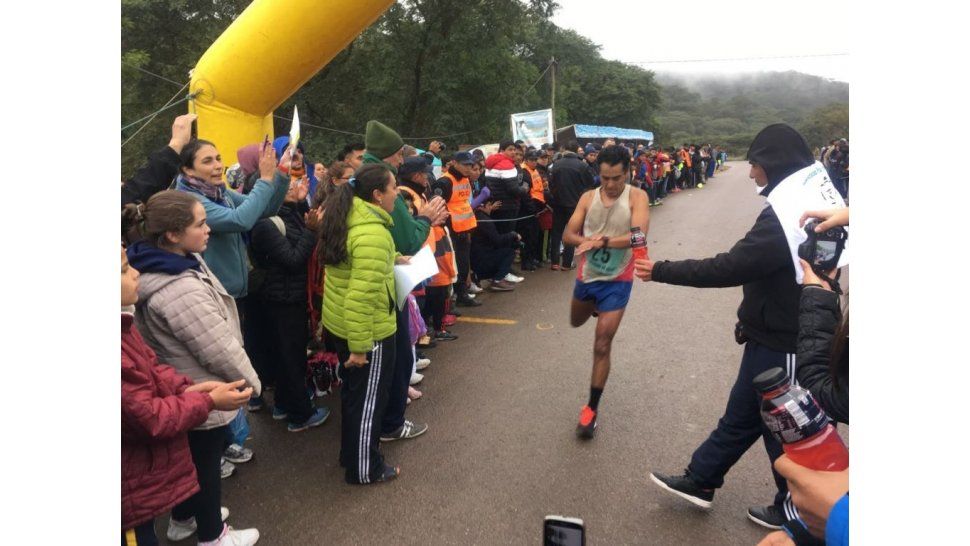 Llegada de los competidores