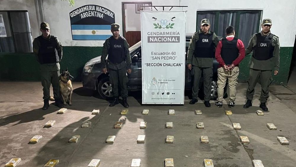 Operativo en ruta 34: secuestraron 42 kilos de cocaína Operativo en ruta 34: secuestraron 42 kilos de cocaína
