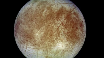 Esta imagen proveída por la NASA en el 2014 muestra la luna de Júpiter Europa, en una composición de fotos capturadas por la sonda espacial de la NASA Galileo a finales de los noventa. (NASA/JPL-Caltech/SETI Institute vía AP)