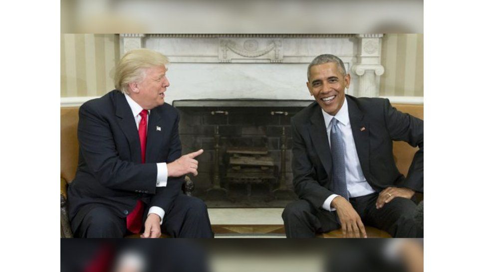 Trump y Obama