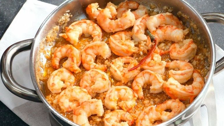 Gambas al ajillo (España)