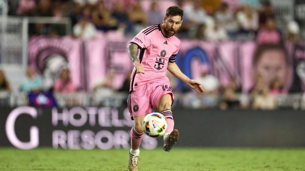 Messi fue seguido por una cámara en forma exclusiva