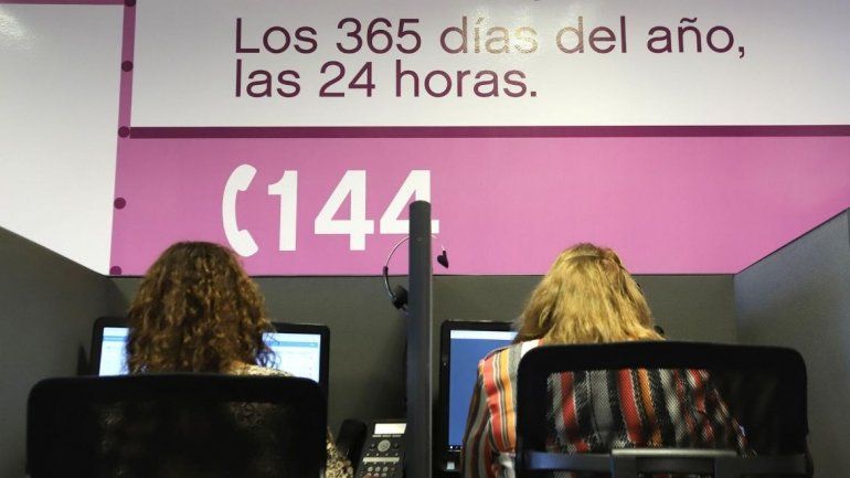 L&iacute;nea 144 por violencia de g&eacute;nero