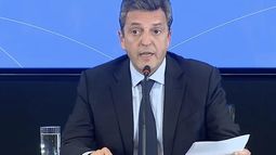 Elevamos el piso del Impuesto a las Ganancias a partir de agosto a $700.875 pesos, dijo Sergio Massa.