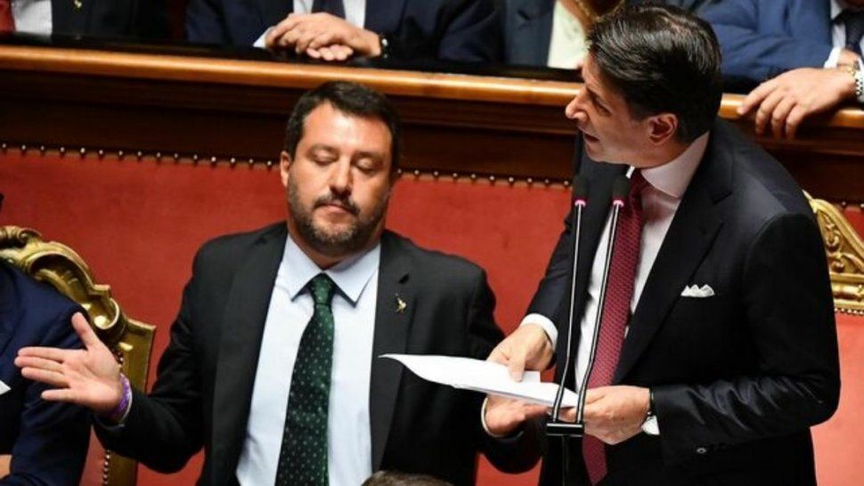 renuncio el primer ministro de italia, giuseppe conte, y se quebro el gobierno