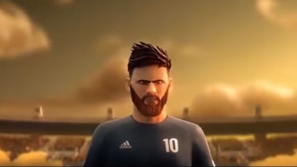 La publicidad que recreó la vida de Messi en dibujos animados