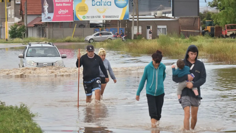 Temporal en Bahía Blanca. Temporal en Bahía Blanca.