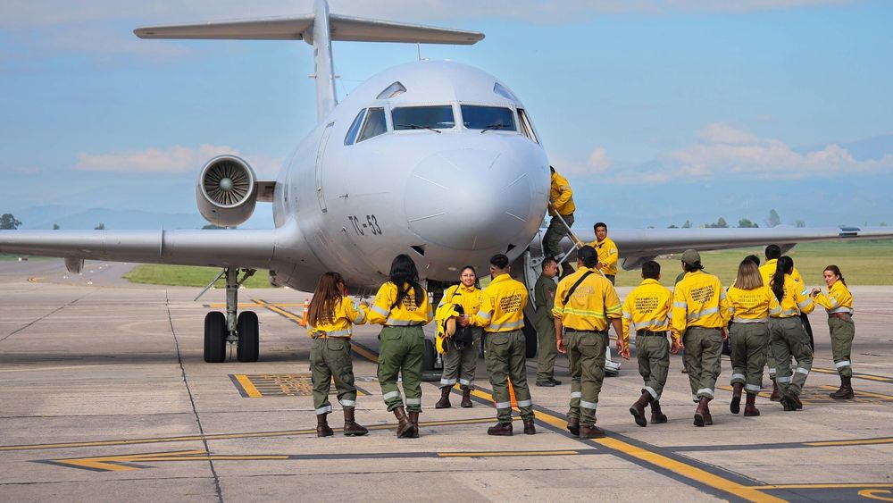 Brigadistas jujeños viajaron para combatir los incendios forestales en Chubut Brigadistas jujeños viajaron para combatir los incendios forestales en Chubut