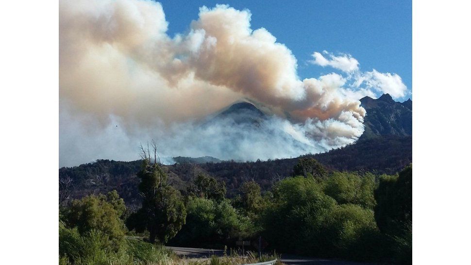 Incendio en Parque Nacional Los Alerces