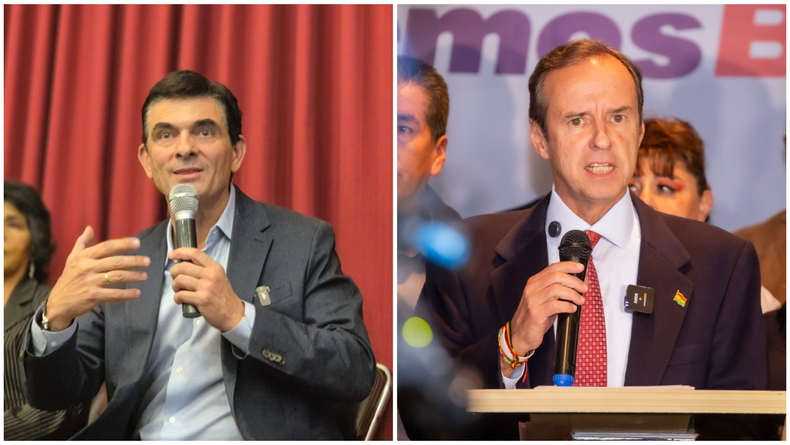 Jorge Tuto Quiroga y Rodrigo Paz.