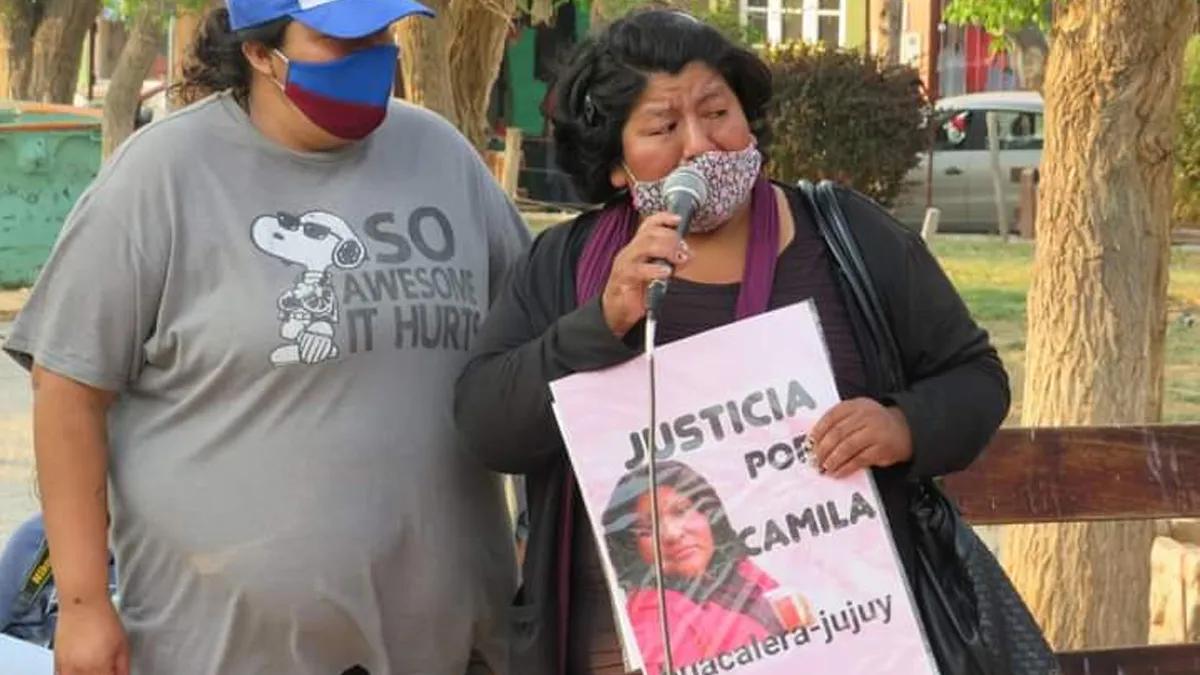 Piden justicia por el femicidio de Camila Peñalva.