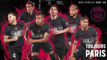 Con Messi de modelo, PSG presentó su nueva camiseta.&nbsp;