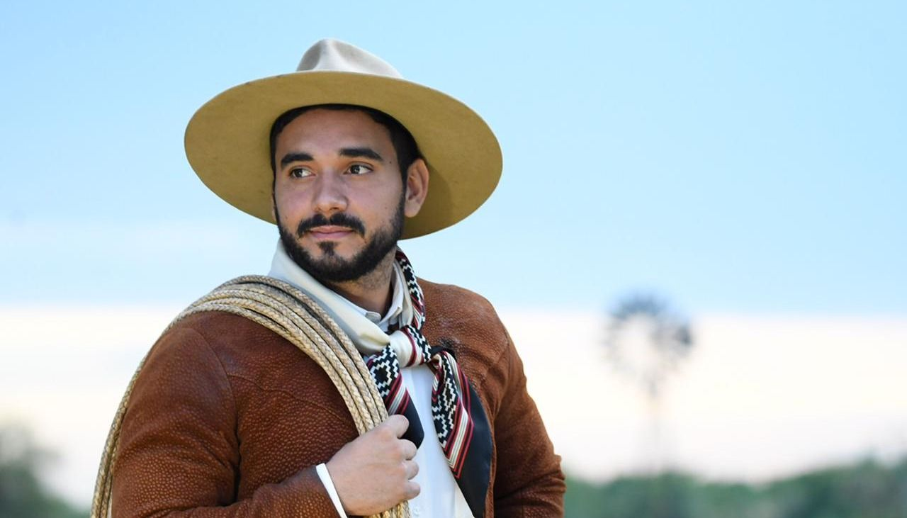 Lázaro Caballero en el Carnaval de Los Tekis 2023.