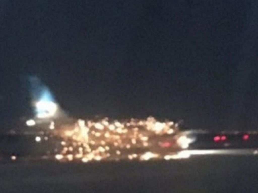 Explosión en avión de Aerolíneas