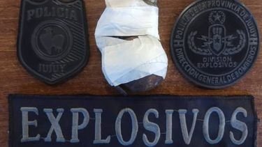 Encontraron un explosivo de uso de guerra en Alto Comedero Encontraron un explosivo de uso de guerra en Alto Comedero