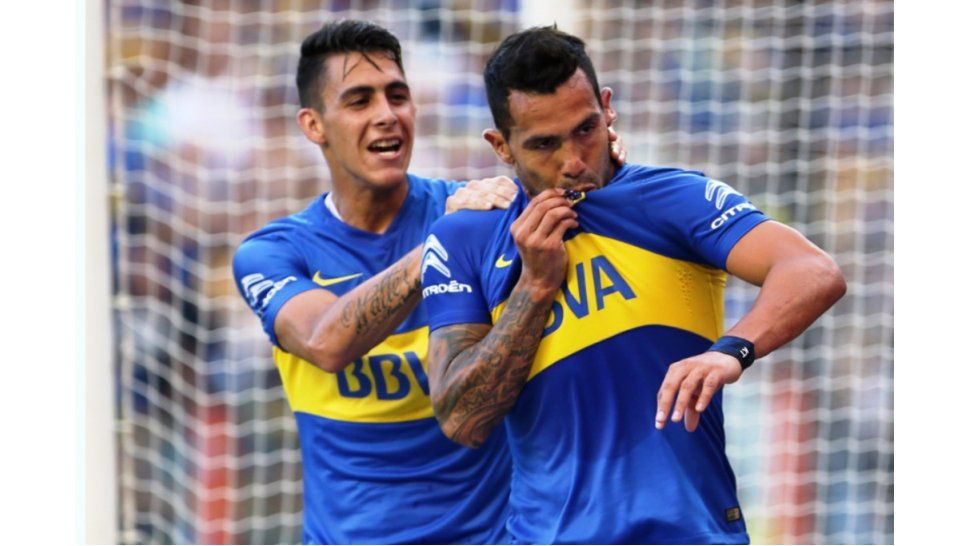 Tevez volvió a marcar para el xeneixe